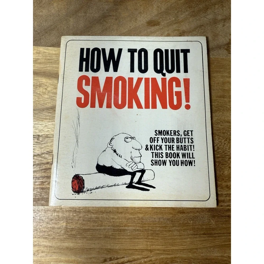 Vintage 60s How To Quit Smoking Hi Brow Funny Book American Greetings Humor